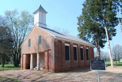 Mooresville Brick Church/The Cumberland Presbyterian Church Marker image. Click for full size.