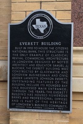 Everett Building Marker image. Click for full size.