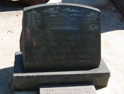 Boonton Township 9/11 Memorial. Click for full size. Boonton Township 9/11 Memorial image. Click for full size.