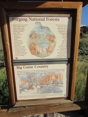 Forging National Forests Marker image. Click for full size.
