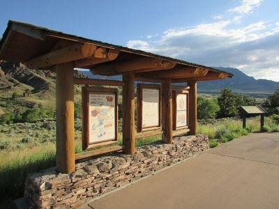 Shoshone National Forest Markers. Click for full size. Shoshone National Forest Markers image. Click for full size.