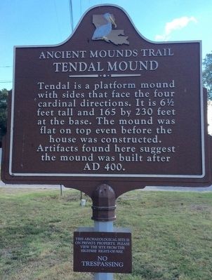 Tendal Mound Marker image. Click for full size.