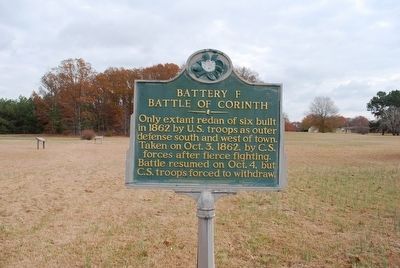Battery F Marker. Click for full size. Battery F Marker image. Click for full size.