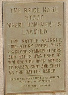 Brice Home Marker. Click for full size. Brice Home Marker image. Click for full size.