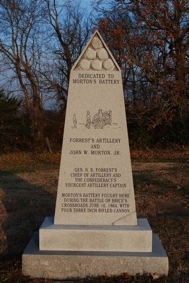 Morton's Battery Marker image. Click for full size.