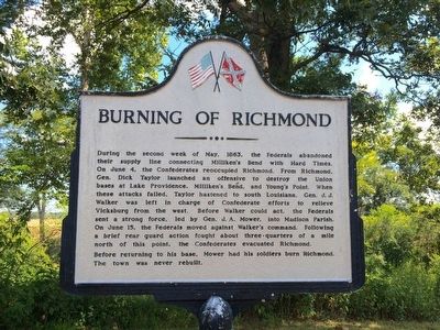 Burning of Richmond Marker image. Click for full size.