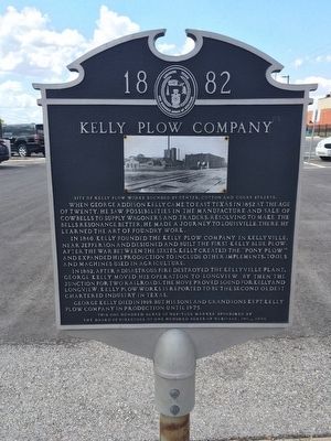 Kelly Plow Company Marker. Click for full size. Kelly Plow Company Marker image. Click for full size.