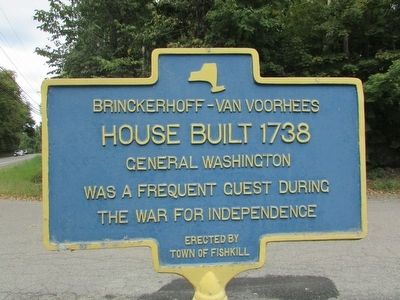 Brinckerhoff – Van Voorhees House Marker image. Click for full size.