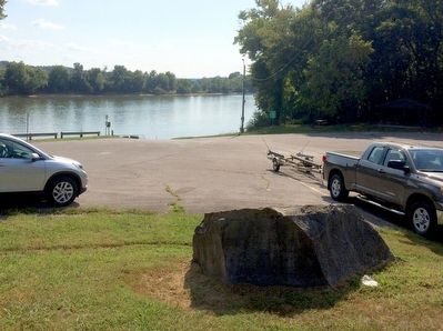 Boat landing at New Providence Park image. Click for full size.
