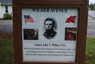 Wilder Avenue Marker image. Click for full size.