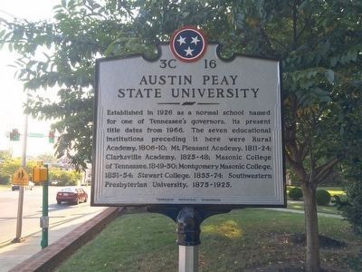 Austin Peay State University Historical Marker image. Click for full size.