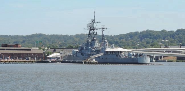 "Display Ship" <i>BARRY</i> [formerly, the Cold War-Vietnam Era destroyer "DD-733"] image. Click for full size.