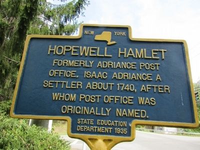 Hopewell Hamlet Marker image. Click for full size.