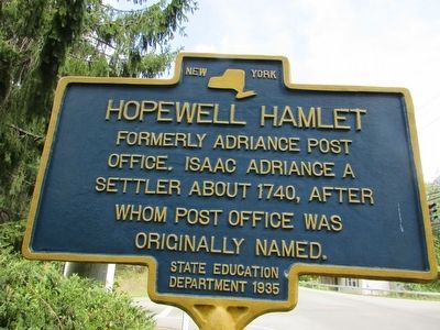 Hopewell Hamlet Marker. Click for full size. Hopewell Hamlet Marker image. Click for full size.