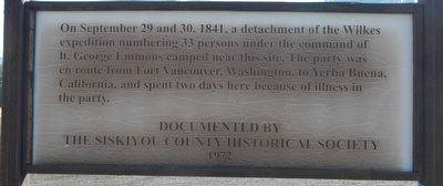Wilkes Expedition Marker image. Click for full size.