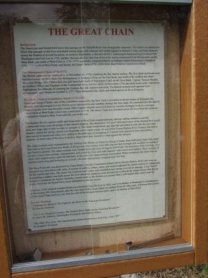 The Great Chain Marker. Click for full size. The Great Chain Marker image. Click for full size.