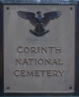 Corinth National Cemetery image. Click for full size.