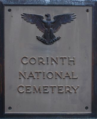 Corinth National Cemetery. Click for full size. Corinth National Cemetery image. Click for full size.