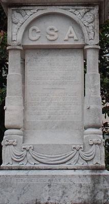 Tupelo Confederate Soldiers Monument. Click for full size. Tupelo Confederate Soldiers Monument image. Click for full size.