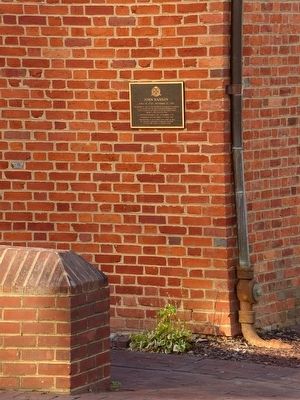 John Hanson Marker. Click for full size. John Hanson Marker image. Click for full size.