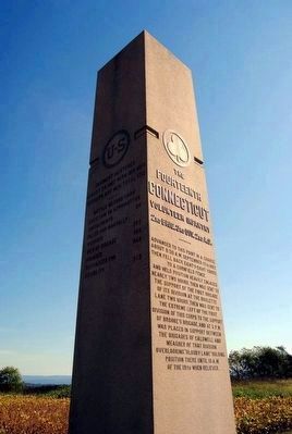 14th Connecticut Volunteer Infantry Monument. Click for full size. 14th Connecticut Volunteer Infantry Monument image. Click for full size.