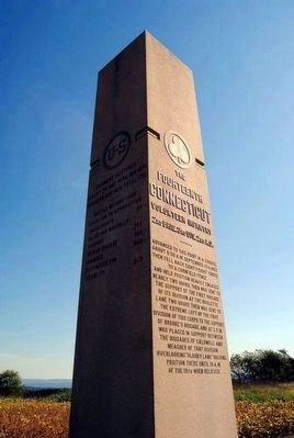 14th Connecticut Volunteer Infantry Monument image. Click for full size.