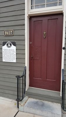 The Henkel House Patched Front Board and Marker. Click for full size. The Henkel House Patched Front Board and Marker image. Click for full size.