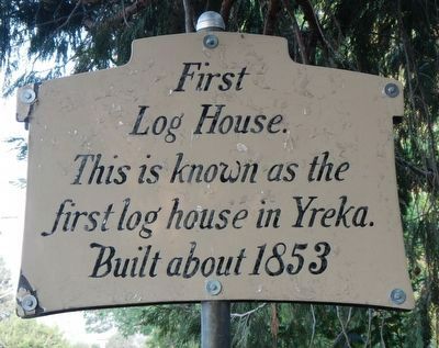 First Log House Marker image. Click for full size.