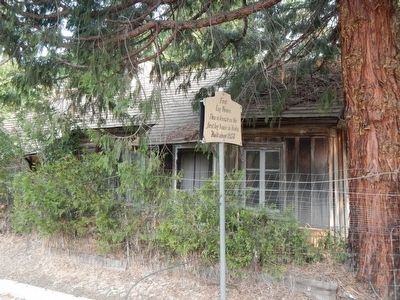 First Log House Marker. Click for full size. First Log House Marker image. Click for full size.