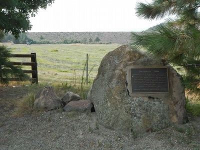 Dwinnell Dam Marker. Click for full size. Dwinnell Dam Marker image. Click for full size.
