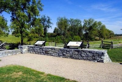 A Simple Farm Lane Changed Forever Marker and Wayside Area image. Click for full size.