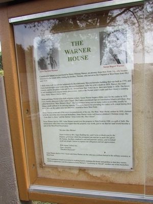 The Warner House Marker image. Click for full size.