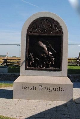 Irish Brigade Marker. Click for full size. Irish Brigade Marker image. Click for full size.