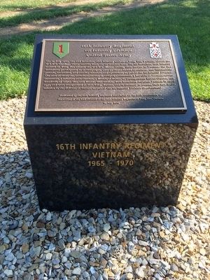 16th Infantry Regiment — 1st Infantry Division Marker image. Click for full size.