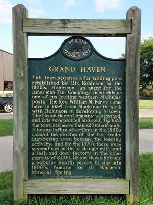 Grand Haven Marker image. Click for full size.