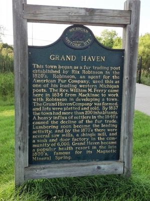 Grand Haven Marker image. Click for full size.