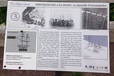 Arromanches-les-Bains : La Bataille dArromanches Marker image. Click for full size.
