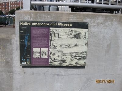 Native Americans and Winooski Marker image. Click for full size.