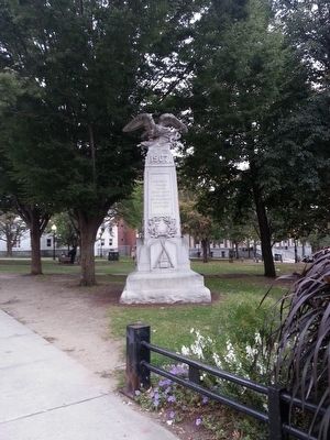 Burlington Civil War Memorial. Click for full size. Burlington Civil War Memorial image. Click for full size.