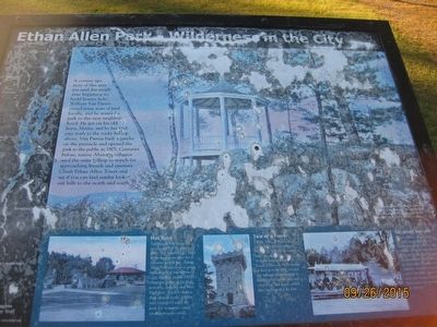 Ethan Allen Park - Wilderness in the City Marker. Click for full size. Ethan Allen Park - Wilderness in the City Marker image. Click for full size.