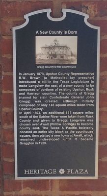 A New County is Born Marker image. Click for full size.