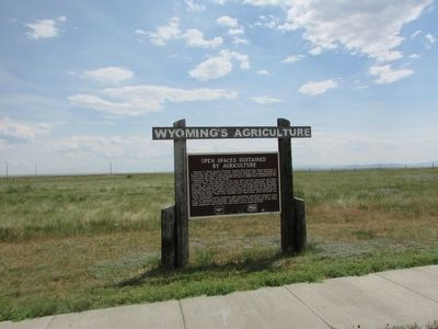Open Spaces Sustained by Agriculture Marker. Click for full size. Open Spaces Sustained by Agriculture Marker image. Click for full size.