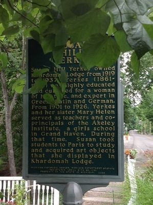 Susan Hill Yerkes Marker. Click for full size. Susan Hill Yerkes Marker image. Click for full size.
