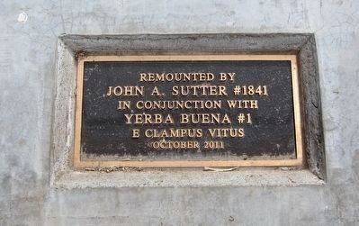 Yolo County Courthouse Marker - Rededication/Remounting Plaque. image. Click for full size.