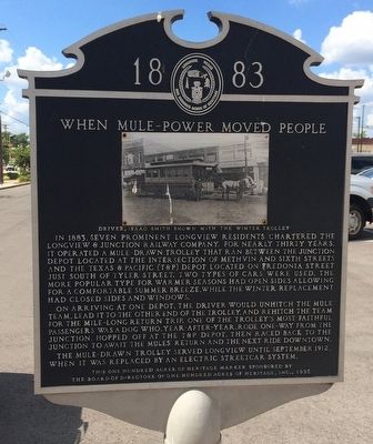 When Mule Power Moved People Marker image. Click for full size.