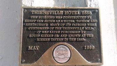 Thiensville Hotel Marker image. Click for full size.