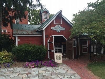The James Rumsey Steamboat Museum, behind the Entler House.. Click for full size. The James Rumsey Steamboat Museum, behind the Entler House. image. Click for full size.