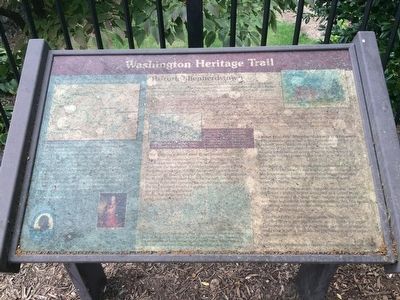 George Washington Heritage Trail Marker. Click for full size. George Washington Heritage Trail Marker image. Click for full size.