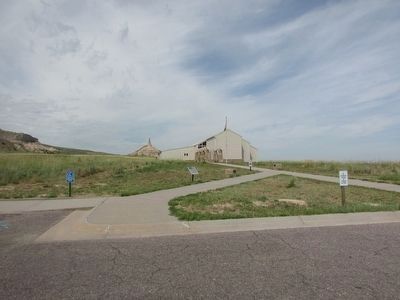 Marker at Chimney Rock National Historic Site. Click for full size. Marker at Chimney Rock National Historic Site image. Click for full size.