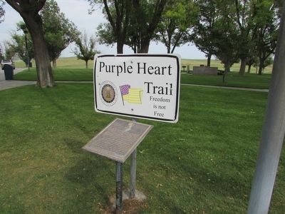 Purple Heart Trail Marker image. Click for full size.